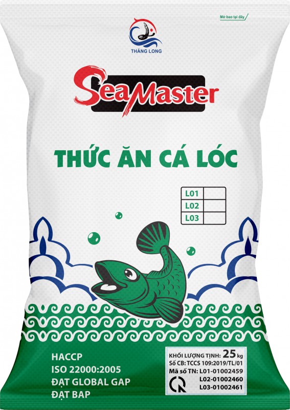 Thức ăn cá Lóc S030.F02.024 L01-03 25Kg