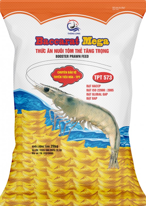 THỨC ĂN NUÔI TÔM THẺ TPT573 20kg