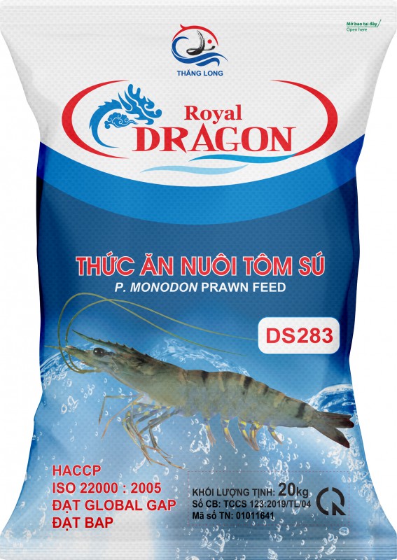 THỨC ĂN NUÔI TÔM SÚ DS283 20KG