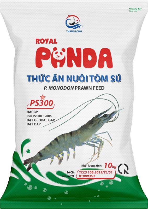 THỨC ĂN NUÔI TÔM SÚ PS300 10KG