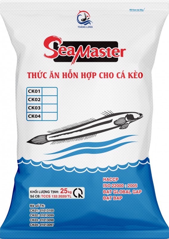 Thức ăn hỗn hợp cho cá Kèo 25Kg